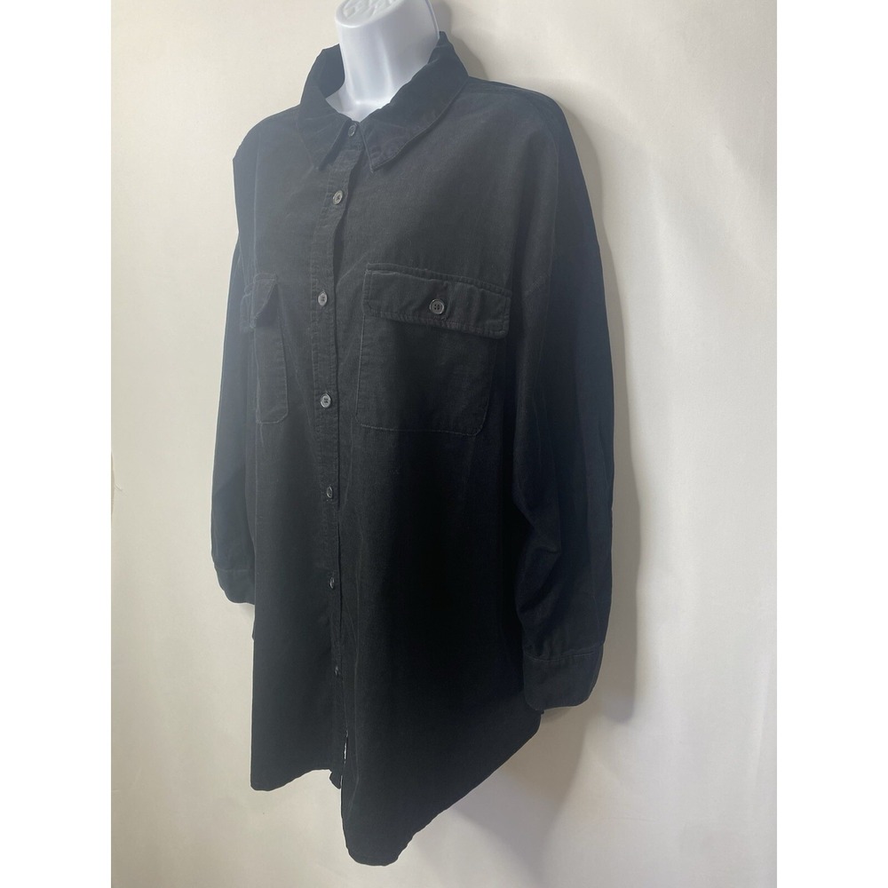 Womens Corduroy Shacket Size 18 Barn Jacket Street Wear Oversized Fall Winter - Picture 3 of 16